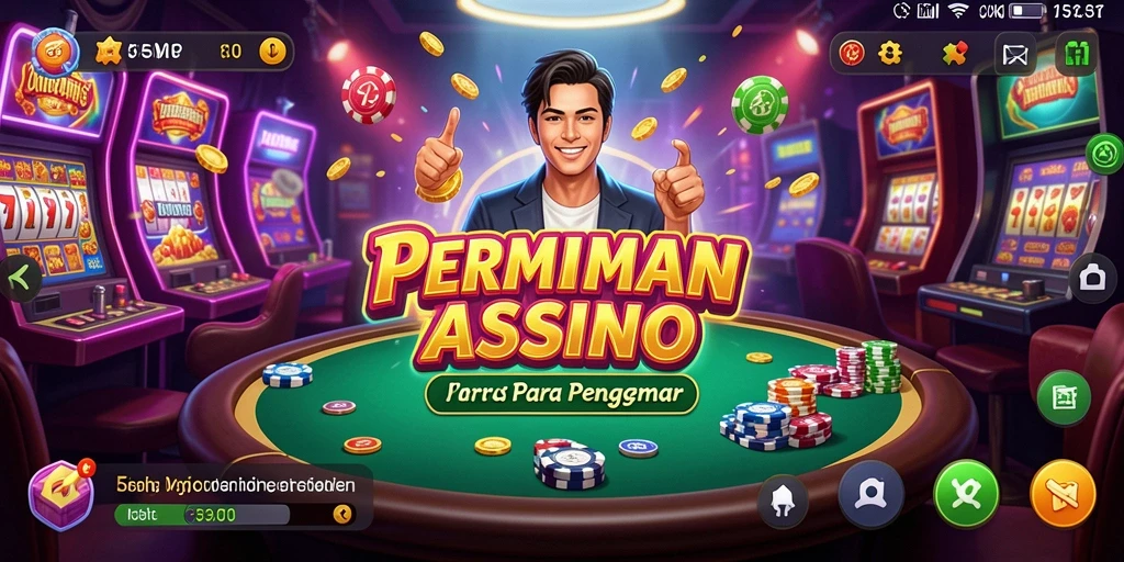 Tampilan permainan kasino yang seru di 55RT.