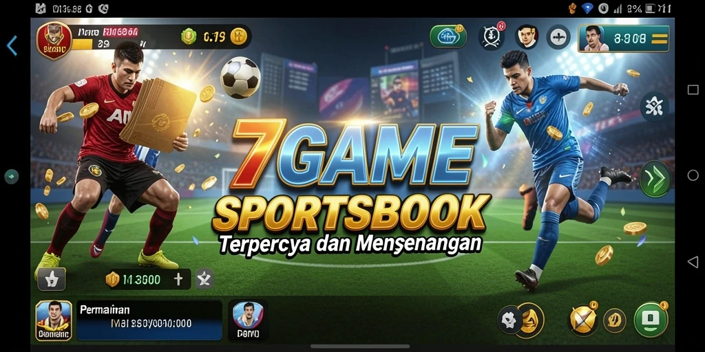 Tampilan gameplay seru dalam aplikasi Sportsbook 7GAME.