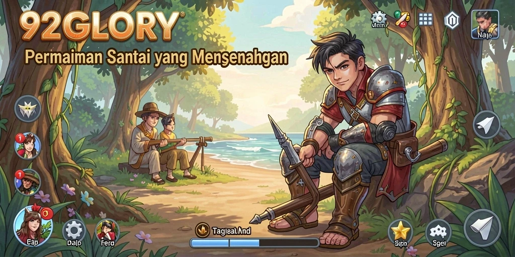 Gambaran gameplay menarik dari 92GLORY yang menghibur.
