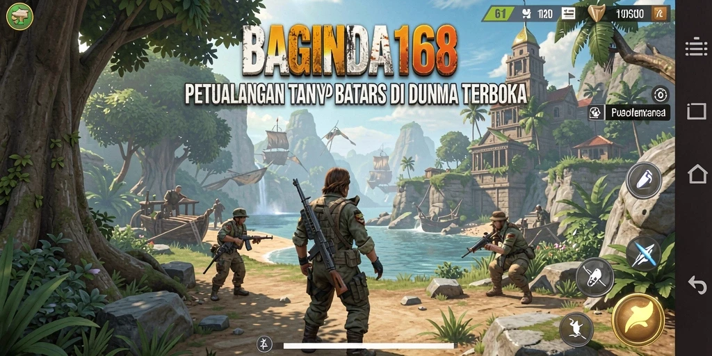 Tampilan gameplay <strong>BAGINDA168</strong> yang memukau di dunia terbuka.