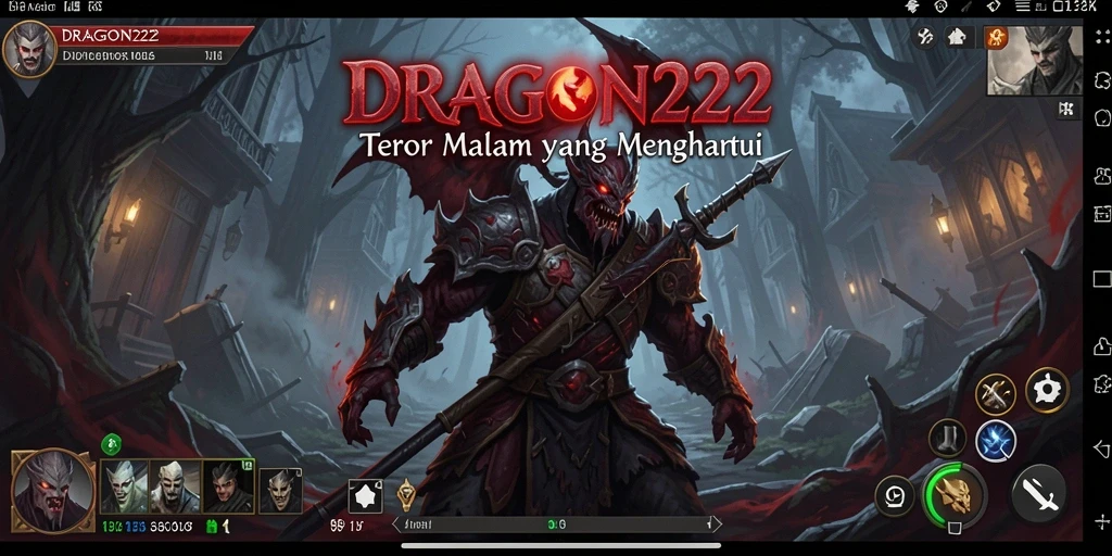 Screenshot gameplay DRAGON222 dengan suasana Horror yang kental.
