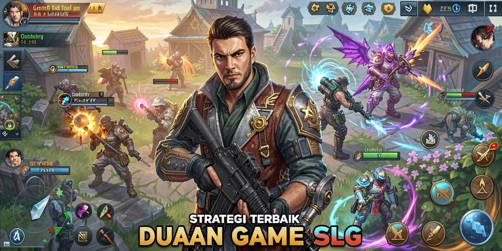 Tampilan gameplay GAMERP yang penuh strategi dan aksi.