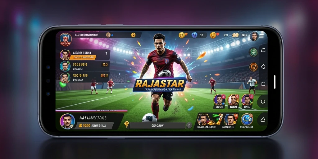 Tampilan gameplay RAJASTAR yang menarik dan interaktif dalam taruhan olahraga.