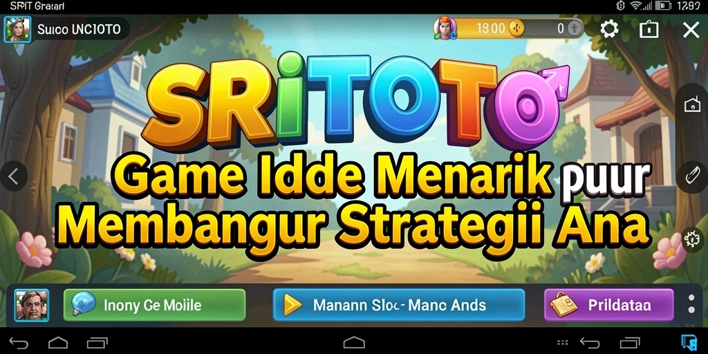Tampilan gameplay SRITOTO yang mengasyikkan dan menarik.