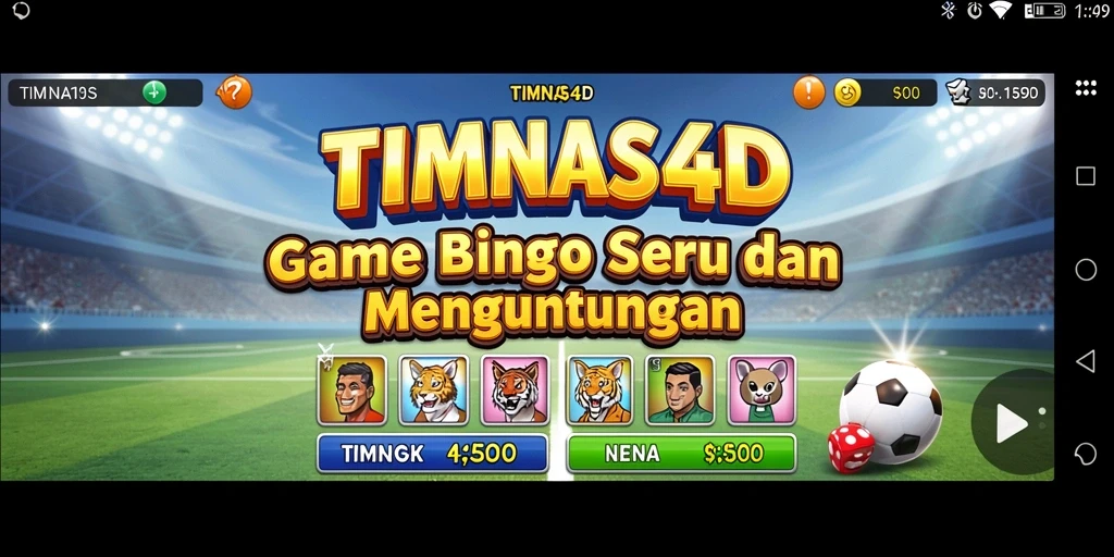 Gameplay seru dan menarik dari TIMNAS4D Bingo.