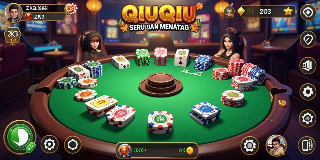 Tampilan menarik gameplay QiuQiu di ZK3.